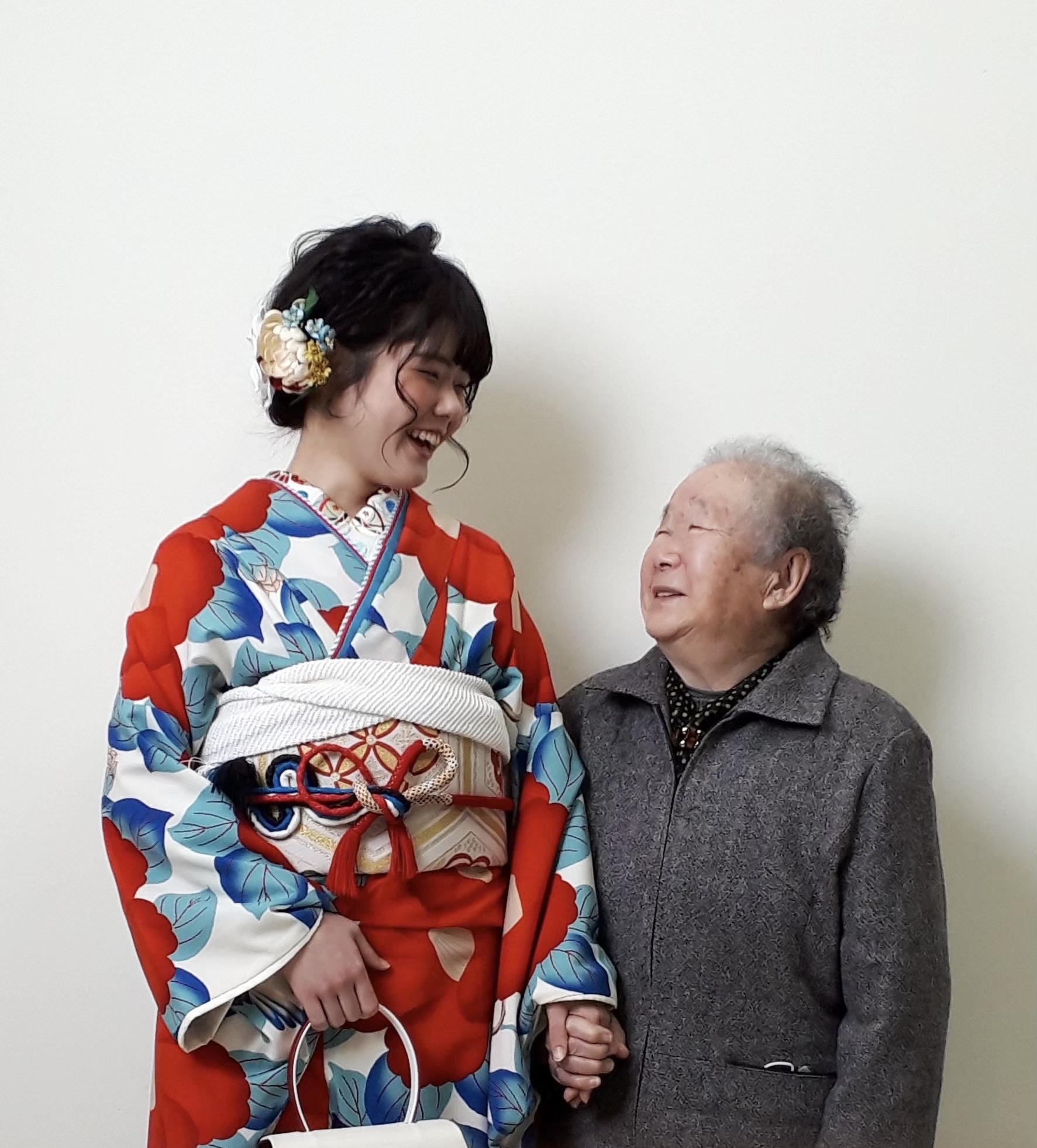 おばあちゃんとの写真